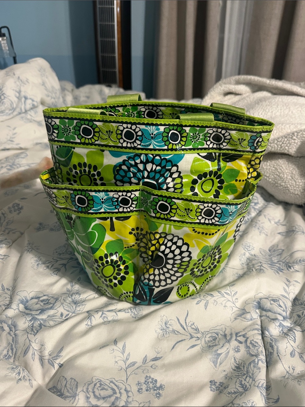 Vera Bradley Limes Up Vinyl Tote Organizer